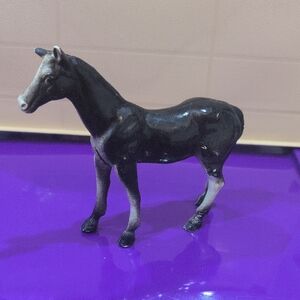 Vintage Imperial Elegant Black Horse Figurine